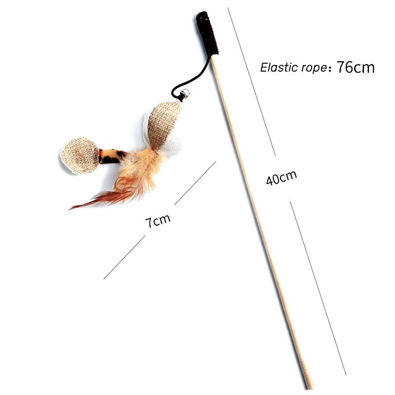 FeatherWhirl Cat Teaser Wand