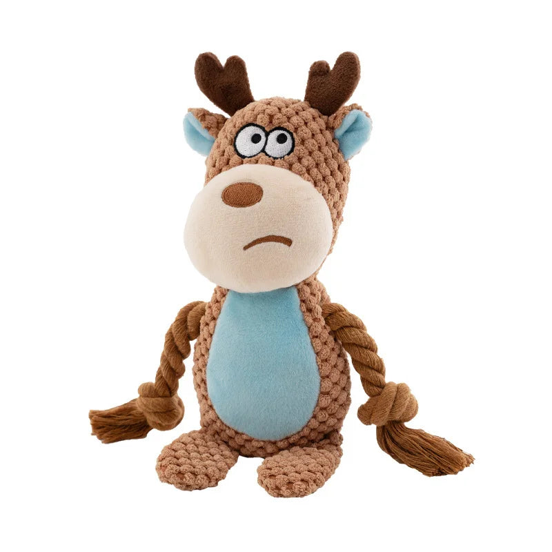 SnuggleSqueak Plush Sound Toy for Dogs