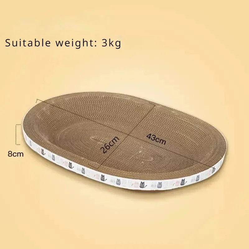 OvalNest Corrugated Cat Scratcher & Lounge