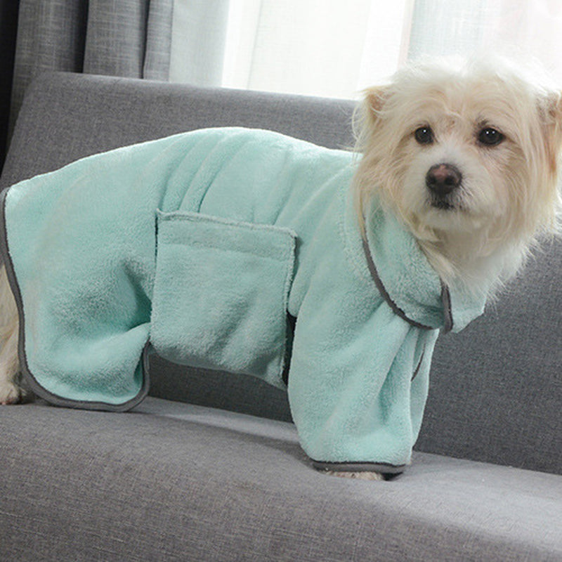 Quick-Drying & Absorbent Pet Bathrobe