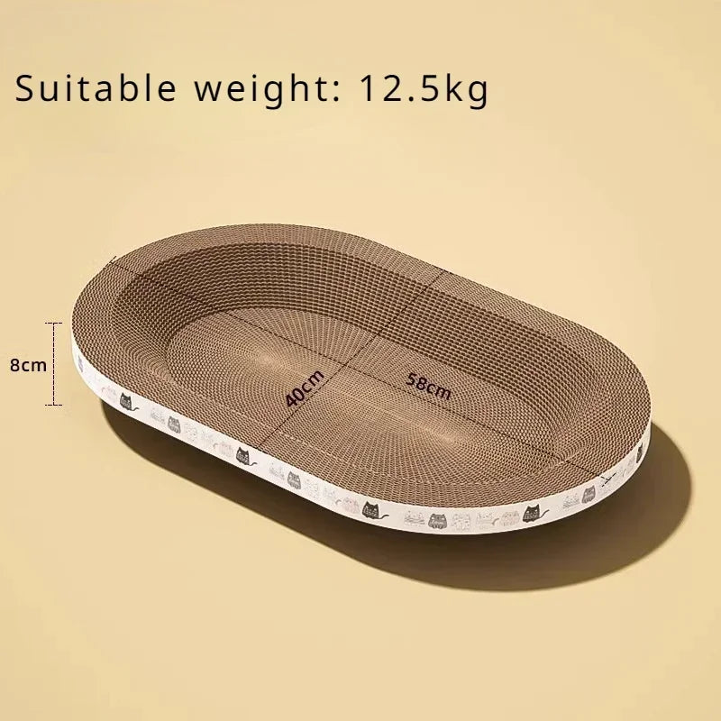 OvalNest Corrugated Cat Scratcher & Lounge