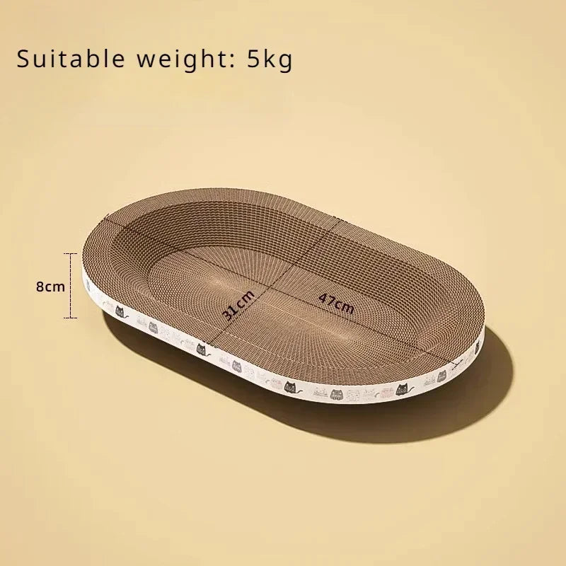 OvalNest Corrugated Cat Scratcher & Lounge