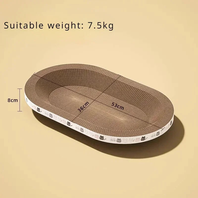 OvalNest Corrugated Cat Scratcher & Lounge
