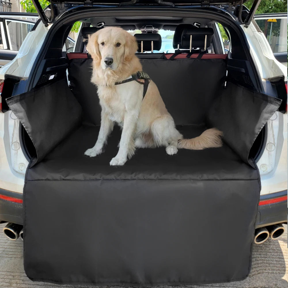 PawShield 600D Waterproof Dog Car Seat & Trunk Cover