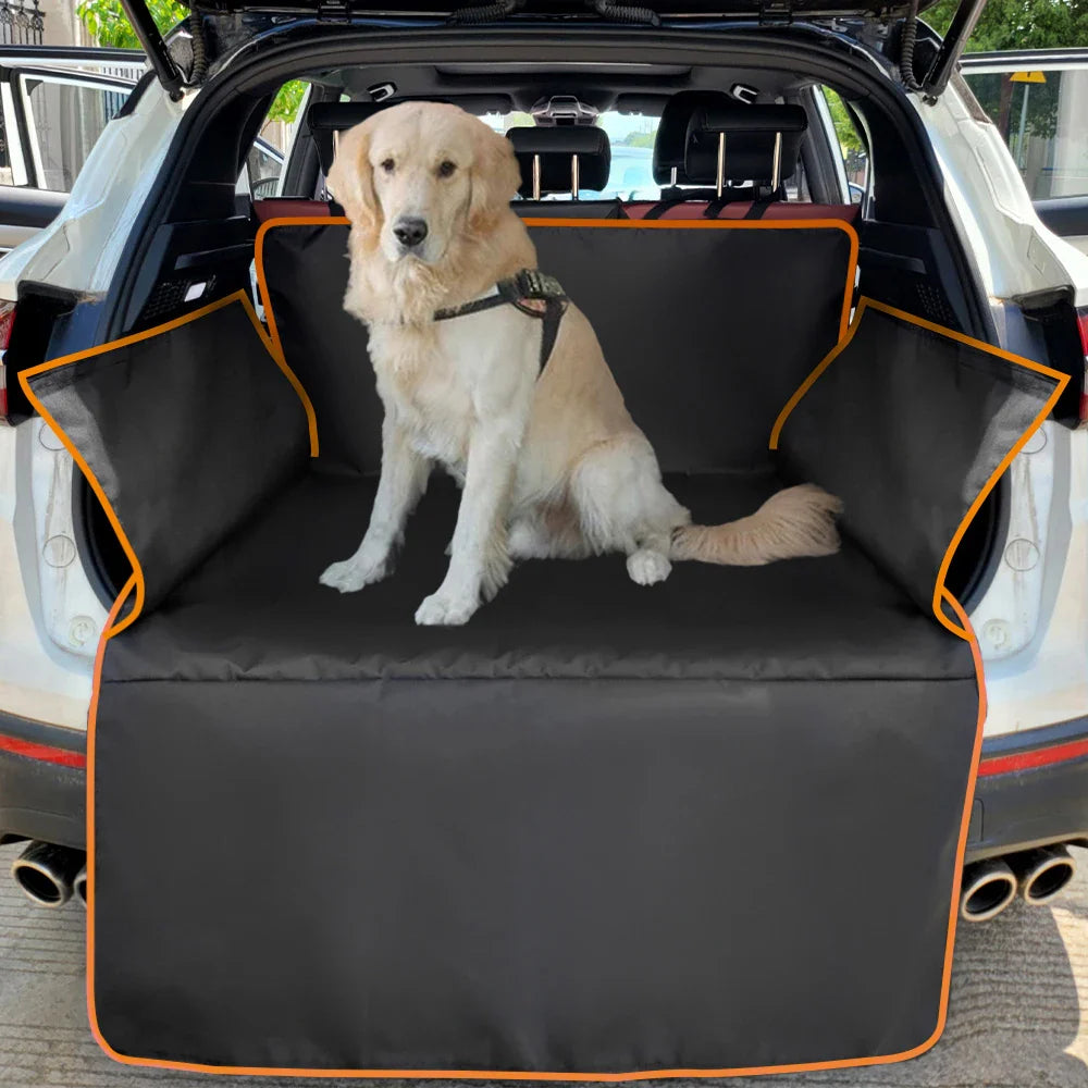 PawShield 600D Waterproof Dog Car Seat & Trunk Cover