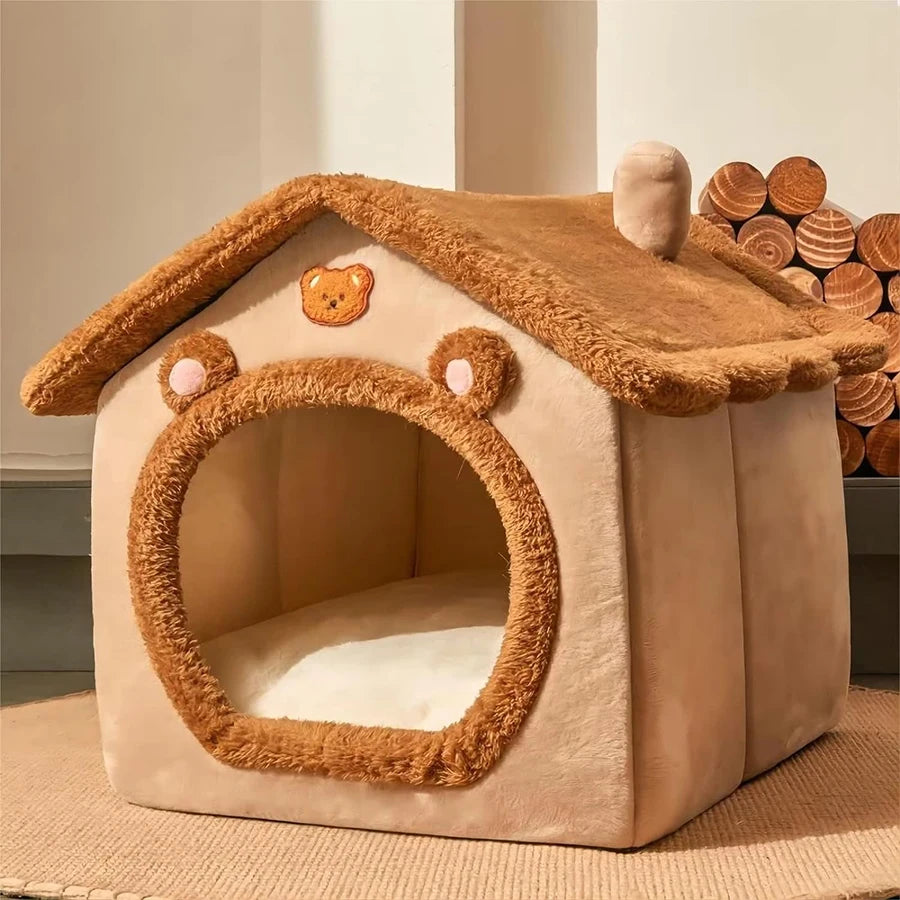 CozyDen Foldable Pet House & Bed
