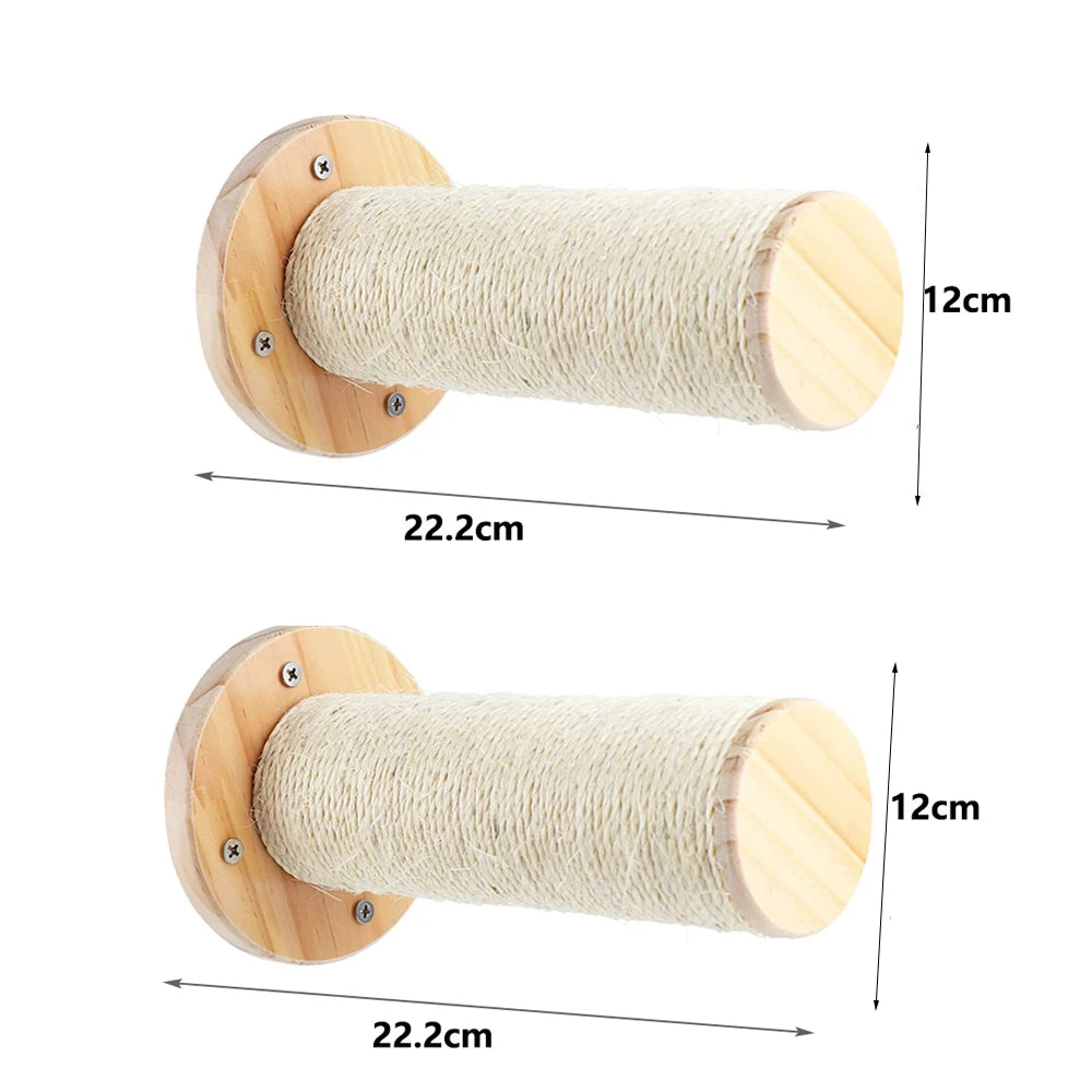 SkyLounge Wall-Mounted Cat Hammock Set