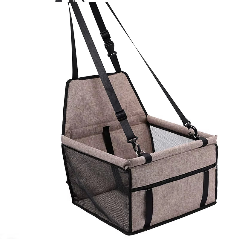 SafeRide Foldable Pet Car Booster Seat