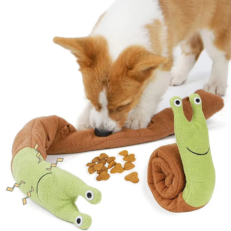 Snail Shaped Squeaky Dog Toy 