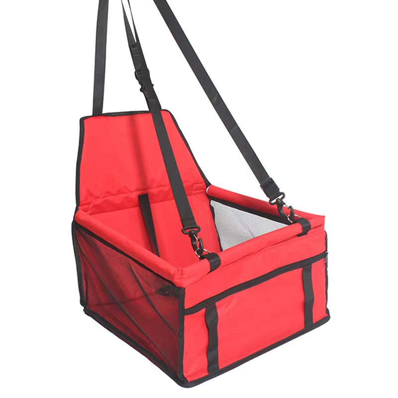 SafeRide Foldable Pet Car Booster Seat