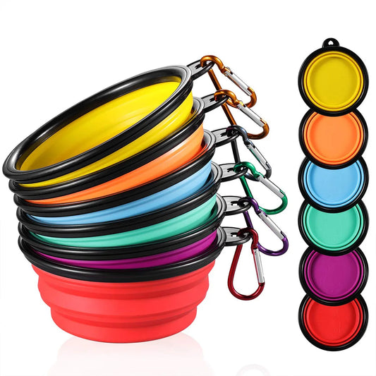 FlexiFold 4-Layer Silicone Travel Pet Bowl
