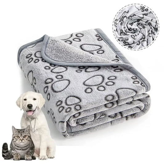 SoftNest Coral Velvet Pet Blanket