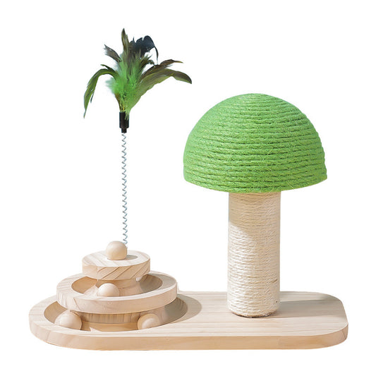 WoodWhirl Interactive Cat Ball Track