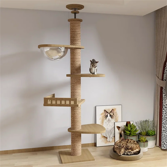 ClimbaTower Adjustable Cat Tree House
