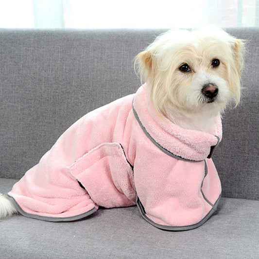 Quick-Drying & Absorbent Pet Bathrobe 