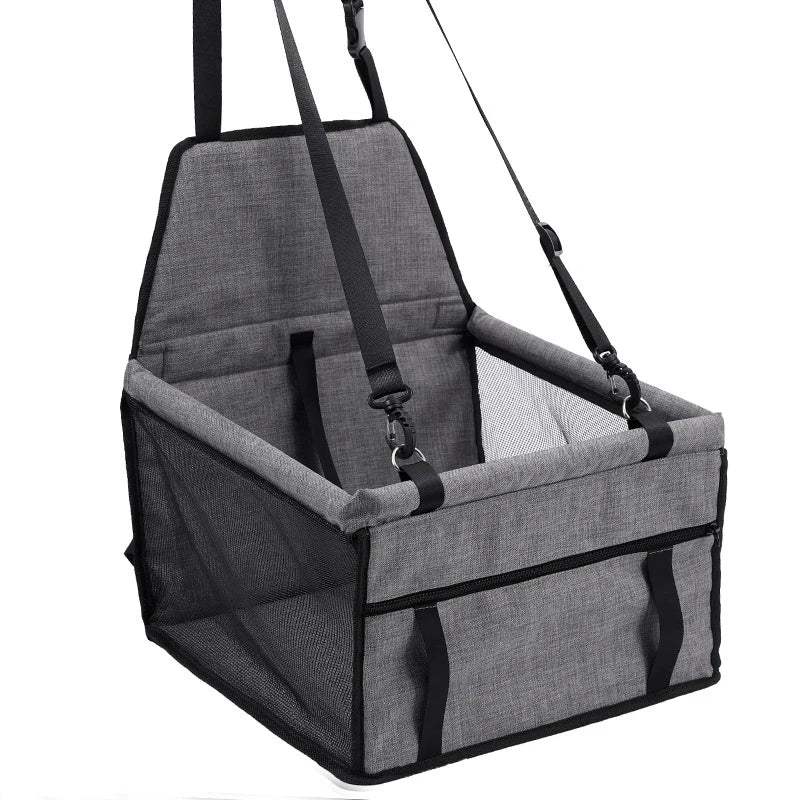 SafeRide Foldable Pet Car Booster Seat