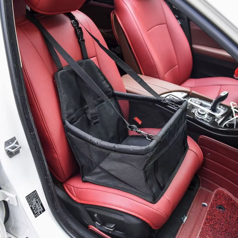 SafeRide Foldable Pet Car Booster Seat